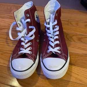 WORN ONCE SIZE 10 CONVERSE HIGH TOP